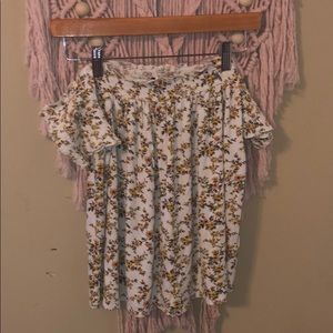 American Eagle off the shoulder fall top